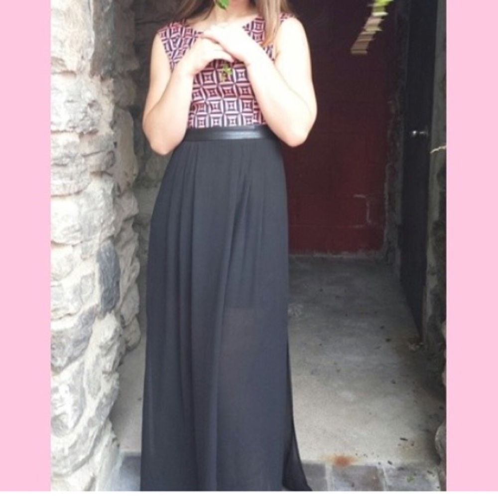 Beautiful long side slit dress